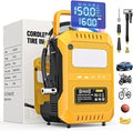 Tire Inflator Portable Air Compressor Compatible with Dewalt 20V Battery, 160PSI Air Pump with Dual Digital Screen, Auto Shut-Off, 5X Faster Inflation & Deflation for Car, Motor (Tool Only)