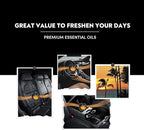 Car Air Freshener Vent Clips, 8 PK, 6 Hawaiian, 2 New Car, Car Fresheners for Men Women, Up to 240 Days, Natural Odor Eliminator
