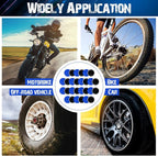Heavy Duty Tire Patches Radial Patch Round Fast Repair Cold Tyre Puncture Repair Kit for Car Truck Motorcycle Automobile Bike Inner Tire (150 Pcs, 42 Mm)