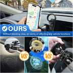 Car Phone Holder for 2019-2025 Toyota RAV4 Accessories 7/8-inch | Strong Magnetic Cell Phone Mount for Magsafe iPhone, 360° Hands-Free No Air Vent Blockage One-Hand Operation Stable Stand