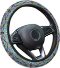 Dragonfly Steering Wheel Cover, Non Slip Polyester Car Wheel Protector for Car SUV Truck, Universal 15 Inch