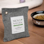 Air Purifying Bag 200g (3 Pack) HGTV Editor's Pick | Premium Bamboo Charcoal Odor Absorber for Home & Car | Closet Odor Eliminator & Car Air Freshener | Long Lasting Charcoal Bags