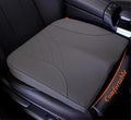 Premium Car Seat Cushion, Memory Foam Driver Seat Cushion to Improve Driving View- Coccyx & Lower Back Pain Relief - Seat Cushion for Car, Truck, Office Chair (Leather Dark Gray)