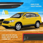 Extra Durable Window Deflectors Tape-On Window Visors Rain Guards Fit for Honda CR-V (CRV) 2007-2011, Sun Visors, Wind Vent for Shades, Exterior Car Accessories - 4pcs. AG0960
