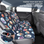Back Seat Towel Cover for Car Athletic Running Towel Microfiber Bench Seat Cover for Pets Post Workout Sweat Washable Non Slip Automotive Backseat Protector for Outdoor Sport Camping Mat