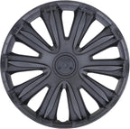 4-Pack 13 Inches Wheel Rim Cover Hubcaps,Redesign Fashion Style Replacement Hubcaps,Car Truck SUV Hub Accessories, Matte Black