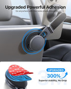Upgrade Tesla Phone Mount [Strong Magnet & Foldable] MagSafe Car Mount for Tesla New Model Y Juniper Model 3, 360° Adjustable Tesla Phone Holder fits iPhone 17 16 15 Pro Max, Tesla Accessories