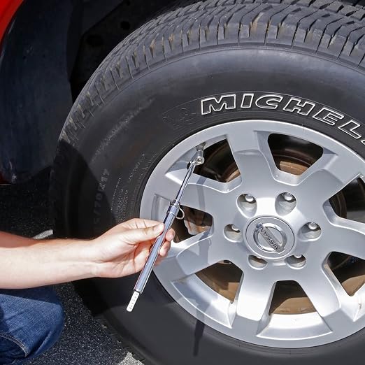 2021-A Tire Gauge, Dual Head, Pencil Gauge, Truck & SUV, 10-150 psi