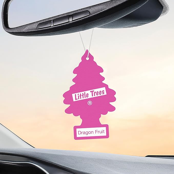 Car Air Freshener | Hanging Tree Provides Long Lasting Scent for Auto and Home | 24 Air Fresheners |Dragon Fruit