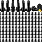 400 Pieces TR413 Valve Stems Tubeless Bulk Rubber Snap-in Valve Stems for 0.453 Inch Rim Holes, Black Standard Length Replacement Tool for Car Tubeless Replacement