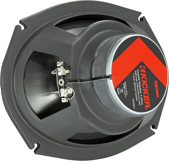 51KSC6904 KS-Series 6x9 Coaxial Speakers with 1" tweeters, 4-Ohm, Pair