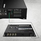 EPICFIVE 5-Channel Amplifier Car Audio 1100W RMS, Compact Digital Class D, Includes Bass Knob, High/Low Pass & Subsonic Filter, Epic Bass Boost, Smart Auto Protection, Epicenter Link