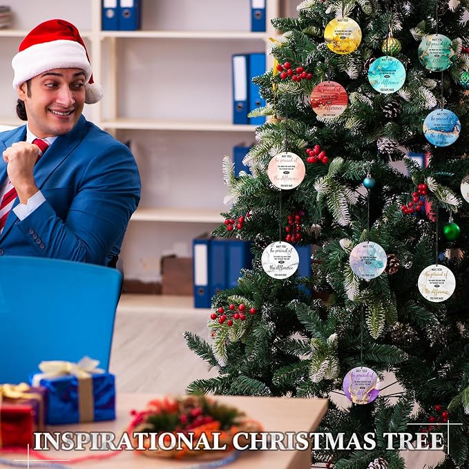 24 Pcs 2026 Employee Appreciation Gifts Bulk Scented Car Air Freshener May You Be Proud of The Work Hanging Ornaments for Coworker Teacher Team Nurse Car Home Decor