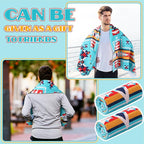 2 Pack Car Seat Towel Covers Athletic Running Towel Performance Microfiber Post Workout Sweat Washable Cover Non Slip for Seat Outdoor Sport (Navajo Tribal)