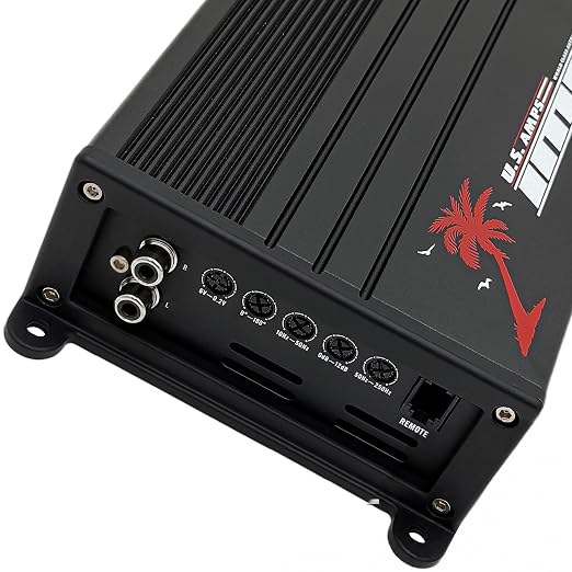 US Amps IMPACT-1000.1 Monoblock 1500W RMS Class D Mini Amplifier