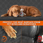 Dog Car Seat Cover Compatible with Hyundai Elantra 2015-2025, Waterproof Pet Bench Seat Cover for Back Seat, 600D Heavy Duty Scratch Proof Nonslip Truck Seat Covers for Dogs
