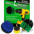 Medium Attachments for Cleaning Tile, Grout, Dishes, Pots, Pans, Air Fryers, and Boat Hulls - Cordless Power Spin Scrubber Drill Attachment - Electric Dish Scrubber Spin Brushes