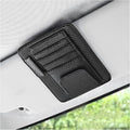 Car Sun Visor Organizer, Auto Visor Organizer and Storage, Registration and Document Holder, Vehicle Accessories for Sunglasses Document Card Pen Driver License (Carbon Fiber Black)