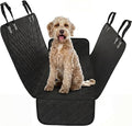 Black Standard Dog Car Hammock Back Seat Cover, Waterproof Backseat Cover Protector for Truck Bench Rear of Sedans or SUVs, Essential Pet Supplies Vacuum or Wipe Clean, Machine Washable