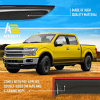 Extra Durable Window Deflectors Tape-On Window Visors Rain Guards Fit for Ford F150 2015-2026 SuperCrew, Sun Visors, Wind Vent for Shades, Exterior Car Accessories - 4pcs. AG0050