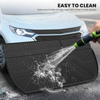 Trunk Mat with Backrest Mat for Chevrolet Chevy Traverse 2009-2017/Buick Enclave 2008-2017, All Weather TPE Custom Fit Cargo Mat Trunk Liner with Backrest Mat, Black