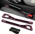 Car Seat Gap Filler Organizer, Car Organizer Front Seat 2-in-1 Storage No-Drop for Storing Phones, Keys, Fits Most Cars, Trucks, SUV (2Pcs, Red)
