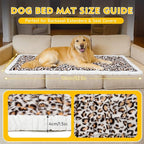 Backseat Dog Bed Mat for Car, Non-Slip Scratch-Resistant Dog Car Seat Cover, Soft Thick Pet Travel Cushion, Washable Back Seat Protector Blanket for Cars SUVs Trucks, 53 x 24 Inches
