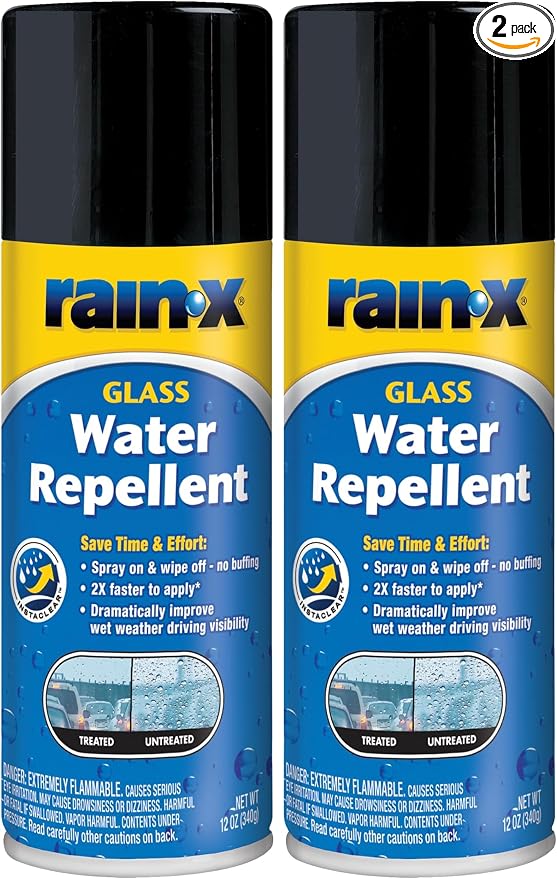 630168 Glass Water-Repellent Aerosol 12 oz. (Pack of 2)
