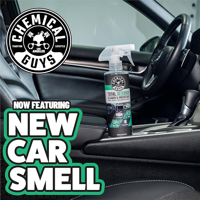 New Car Scent Detailing Kit with Storage Bag, Air Freshener Spray, Interior Cleaner, Microfiber Towels, and Hanging Air Fresheners, Giftable Car Care Set