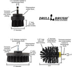 Cleaning Accessories Industrial Brushes - Baked on Food, Electric Smoker, Attachments for Stain and Rust Remover - BBQ Cleaning Kit Water Calcium Mineral | Electric Grill Brush for Drill
