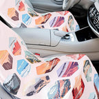 Car Seat Towel Covers with Storage Bag, 63 x 32 Inch Universal Non Slip Waterproof Sweat Protector for Car Truck, Gym Swimming Running, Machine Washable(2 Pack,Multi National Parks)
