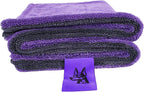 XL Car Drying Towel for Trucks – 1200 GSM Twisted Loop Microfiber, 24" x 45" Edgeless, Scratch-Free