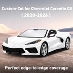 Windshield Sunshade Compatible for Chevrolet Corvette C8 2020-2024 2025 2026, Sun Visor for Front Windshield & Window Sun Shade Cover, UV Heat Blocker & Protector, Car Accessories