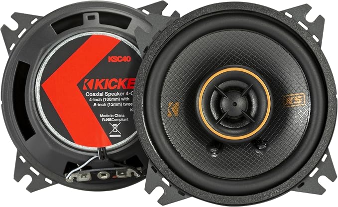 51KSC404 KS-Series 4" Coaxial Speakers with.5" tweeters, 4-Ohm, Pair