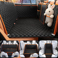 PartsBling Convertible Dog Seat Cover for Back Seat | Hard Bottom Back Seat Extender for Dogs, Passenger-Friendly, Waterproof, Scratch Resistant, Dog Hammock for Car and SUV