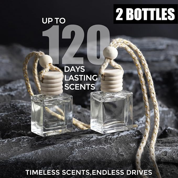 2- Pack Soda Lemonade Car Air Freshener Hanging Long Lasting Car Scent Essential Oil Diffuser Car Perfume Inspired Fragrances for Men and Women by