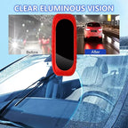 Car Glass Oil Film Cleaner, 2026 New Automotive Oil Film Cleaning Brush for Car Windows, Cars Window Glasses Cleaning Boar with Extra Cleaner, Universal Anti-Rain Fog Glass Brush (3)