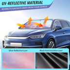 Car Windshield Sun Shade, Folding Car Shades for Front Windows UV Rays Sun Cover Shade, Keeps Your Vehicle Cool