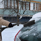 Snow Brush and Ice Scrapers for Car Windshield Detachable Window Snow Scrapers and Brush with Ergonomic Foam Grip Ice Removal Tool for Cars, Trucks, Suvs(Black)