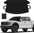 Windshield Protector | Durable 600D Oxford Fabric | Waterproof Winter Car Cover for Pickup Truck, SUV & Mini Van | Essential Car Accessories | X-Large (74"x43")