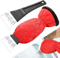 Ice Scraper with Glove Waterproof Ice Scrapers for Car Windshield No Scratch Comfortable Removal Snow Mitt Glove Windproof Warm for SUV Vehicle Truck Snow Quickly Removal