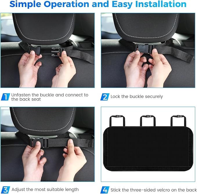 Car Organizer, Car Organizers and Storage with 9 Pockets, SUV Trunk Organizer for SUV/MPV/Truck, Car Essentials (42 * 10in)