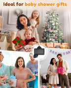 Baby Car Camera HD 1080P - Rear-Facing Infant Monitor with Night Vision Car Camera for Baby 150° Wide-Angle Lens Anti-Glare Screen Easy Install 360° Adjustable Display