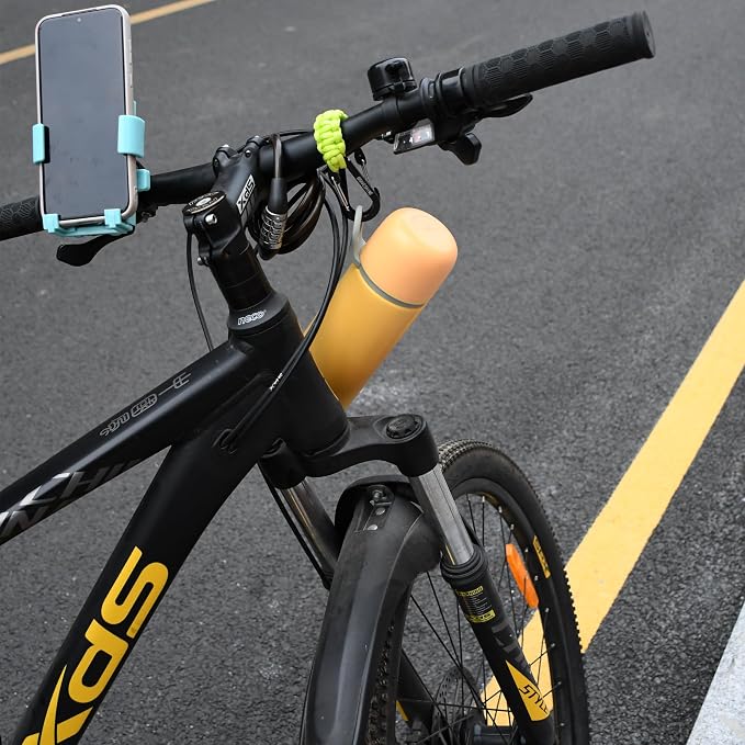 Paracord Keychain Carabiner Clip, D Ring Lanyard Hanger Stroller Hook for Water Bottle, Key, Backpacks, Men, Women