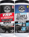 Canister Wipes - VRP & Total Car Interior Cleaner & Protectant, Great for Cars, Trucks, SUVs, RVs, & More (60 Ct)