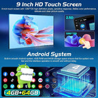 Android Radio for Mazda 6 2007-2012 with Wireless Carplay and Android Auto | [4+64G] Car Stereo 9 Inch Touchscreen, GPS Navi, WiFi, EQ Audio, SWC, Mirror Link, Bluetooth + AHD Backup Camera