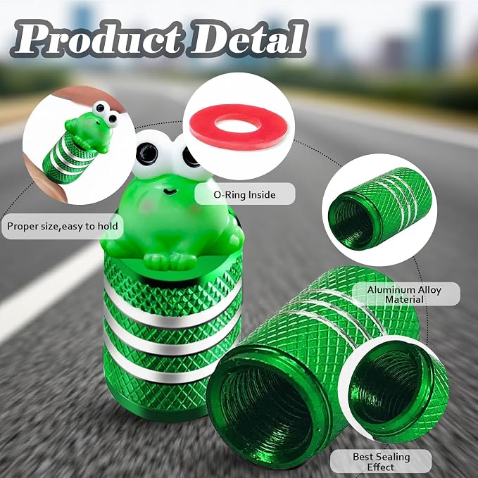 4Pack Chicken Tire Valve Stem Caps Cute 3D Resin Animal Yellow Chick Car Accessories Decor,Universal Tire Air Caps for Car,SUV,Bike,Motorcycle,Bicycle,Chicken Gifts for Women Men Chickens Lover