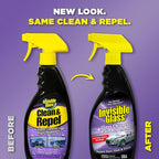 92184-2PK Glass Cleaner + Rain Repellent 2-in-1 Windshield and Window Spray, Cleans Auto Glass, Repels Rain, Sleet, Snow, Improves Wet Weather Visibility – 22 fl oz (Pack of 2)