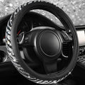 Bling Diamond Leather Steering Wheel Cover, with Bling Sparkly Crystal Glitter Rhinestone Universal Fit 14" 1/2-15" Car Wheel Protector Fit for Women Girl SUV,Vans,Sedans,Trucks, Zebra Print