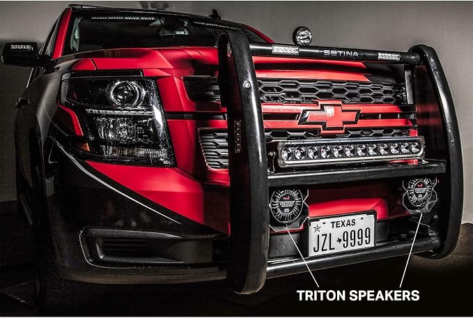Feniex Triton 100 Watt Speaker | Universally Compatible with Any Siren, Ultra Rugged | Speaker